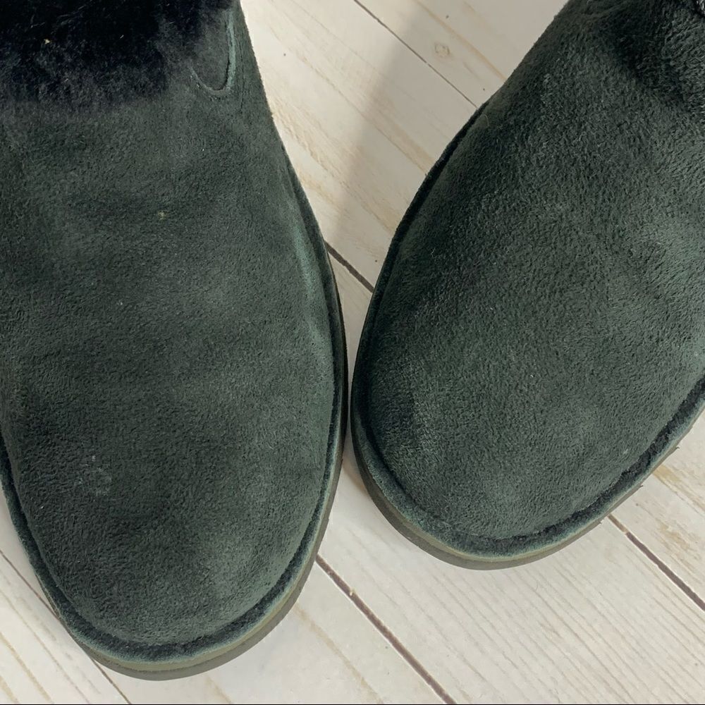 Ugg Cedric Black fur lined leather boots - Picture 11 of 16
